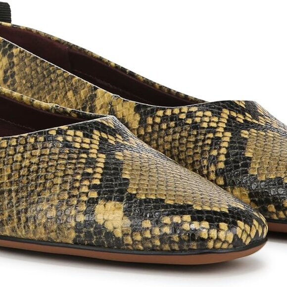 Franco Sarto Shoes - Franco Sarto Womens Vana Slip On Ballet Flat Spiced Pear Snake 8.5 M